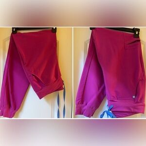 FIGS Raspberry Sorbet Zamora High Waisted 2.0 Jogger Scrub Pants- Regular